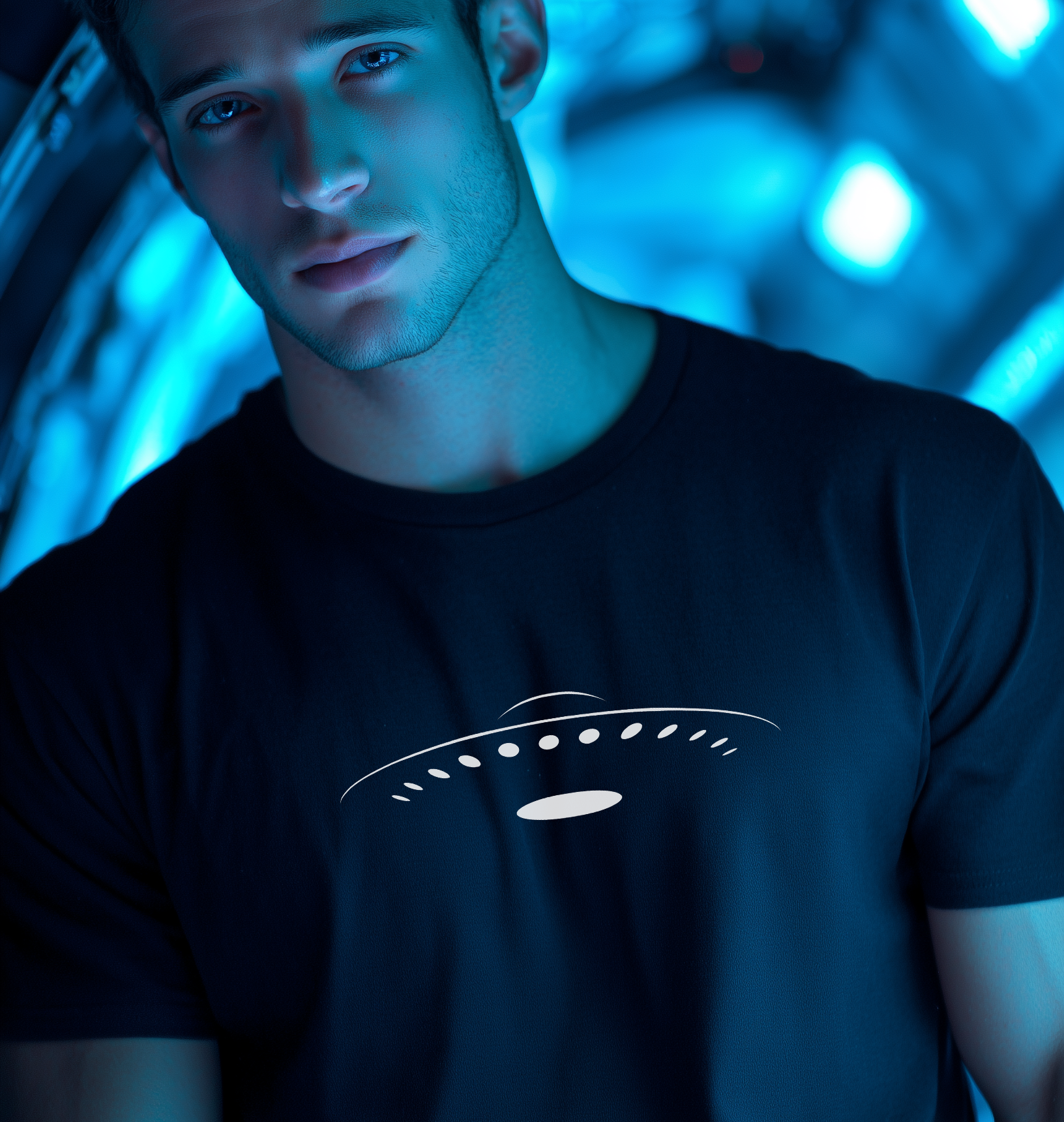 Flying Saucer Premium T-shirt